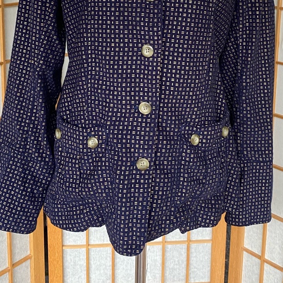 Sundance Lightweight Corduroy Blue and Gold Jacket SZ L - Picture 13 of 14